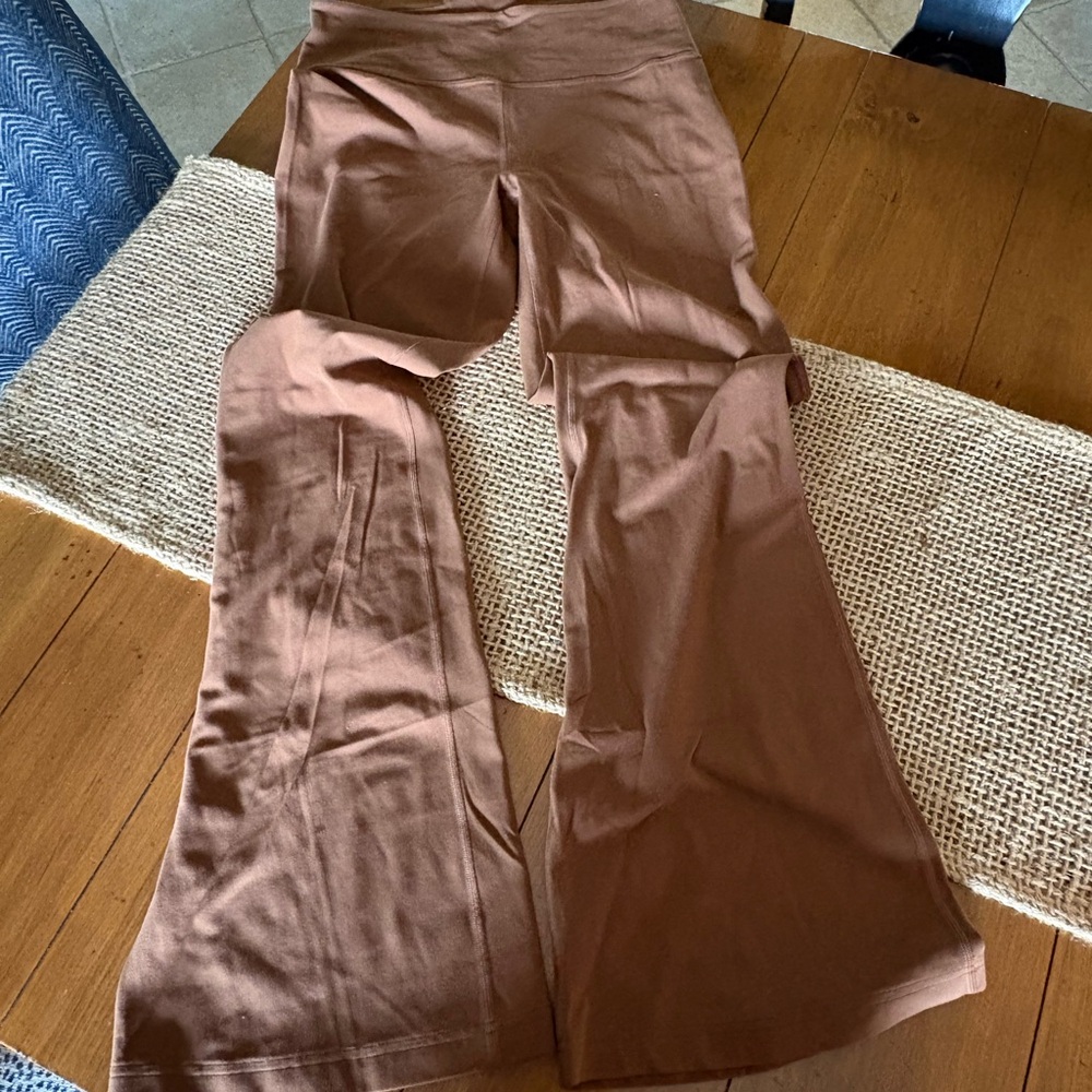 lululemon athletica Roasted Brown Flare Leg Pants